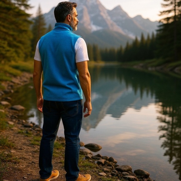 Patagonia Better Sweater XL Outdoor Hiking Gorpcore Larimar Blue - Picture 13 of 13